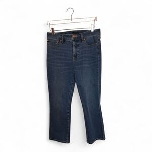 Talbots Indigo Crop Flare  Leg Jeans Size 8